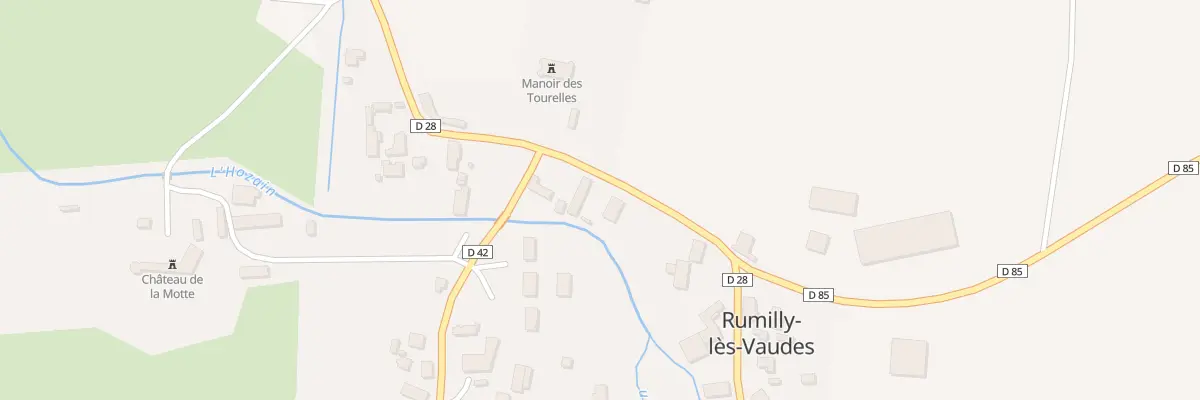 Plan du 2 Rte de Lantages à Rumilly-lès-Vaudes