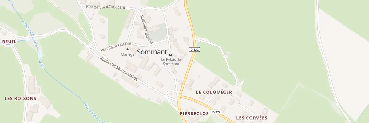Plan du 5072 Le Bourg à Sommant