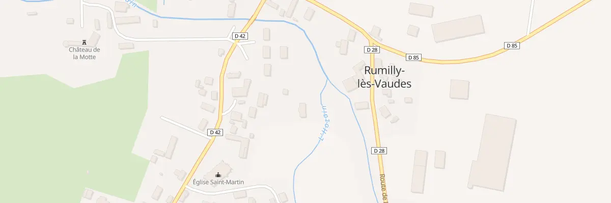 Plan du 7 Rte de Chaource à Rumilly-lès-Vaudes