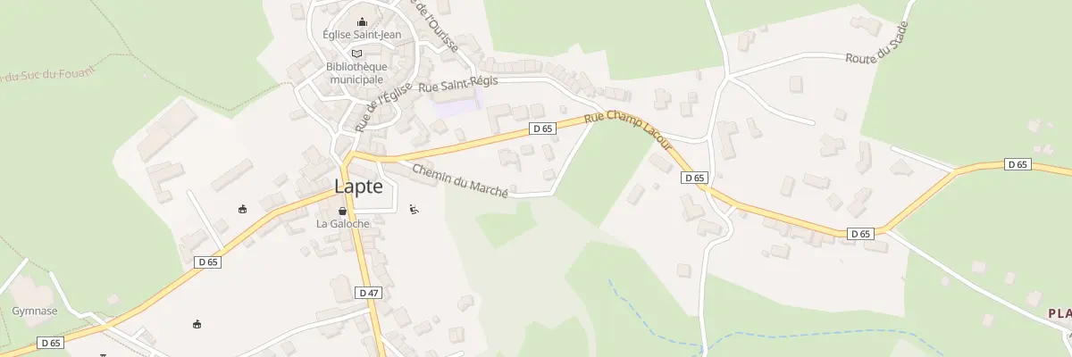 Plan du 5157 Le Bourg à Lapte