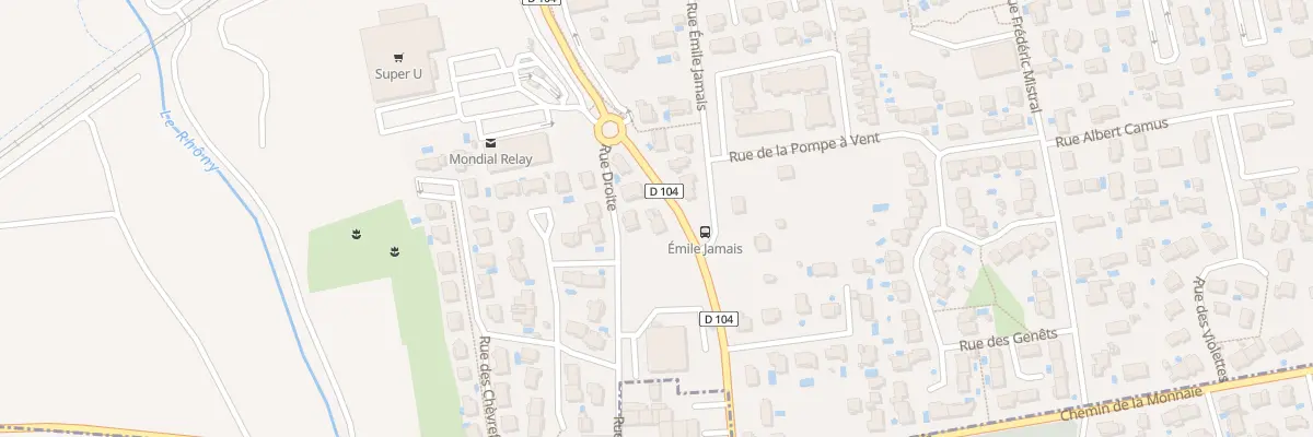 Plan du 69 Rue Droite à Vergèze