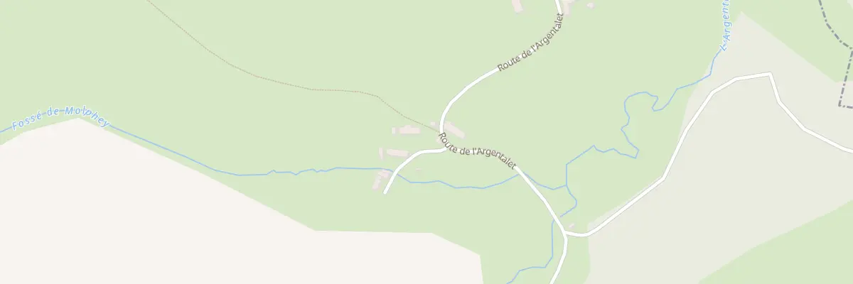 Plan du 16 Rte de l’Argentalet à Molphey