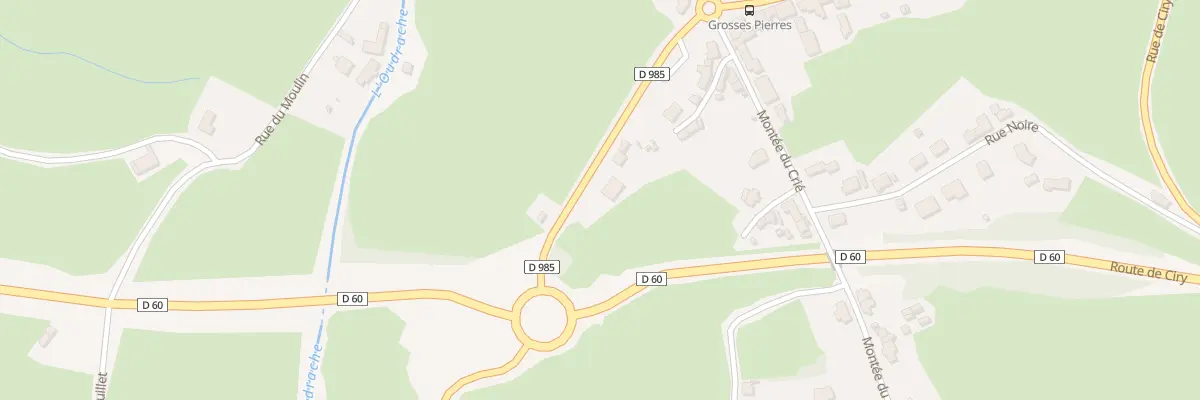 Plan du 7 Rte de Génelard à Perrecy-les-Forges