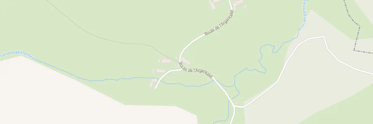 Plan du 9 Rte de l’Argentalet à Molphey