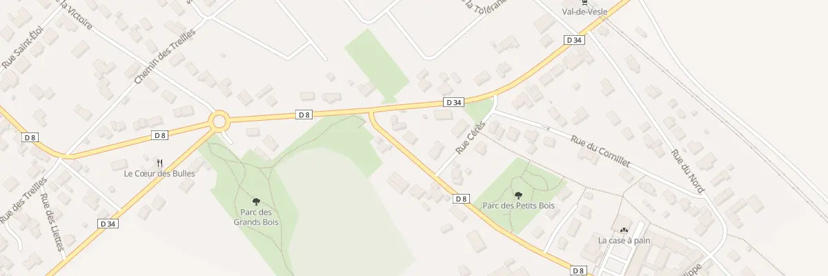 Plan du 1 Rue du Gal de Gaulle à Val-de-Vesle