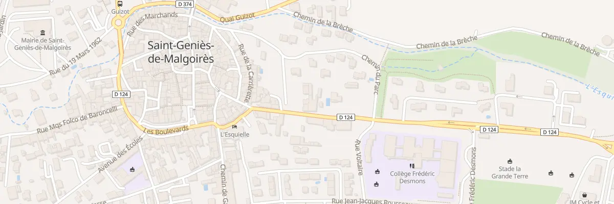 Plan du 5358 Rte de Nîmes à Saint-Geniès-de-Malgoirès