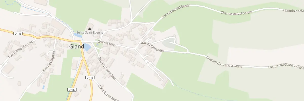 Plan du 27 Gr Grande Rue à Gland