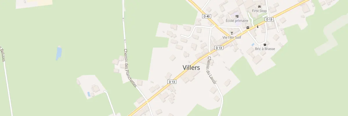 Plan du 450 Gr Grand Rue à Villers