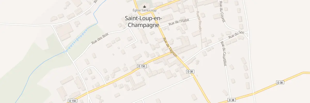 Plan du 6 Rue Haute à Saint-Loup-en-Champagne