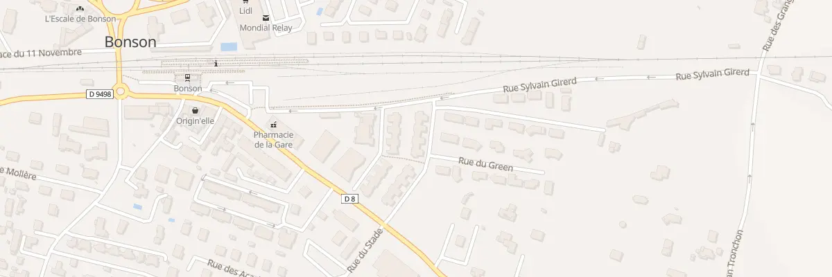 Plan du 23 Rue du Golf à Bonson