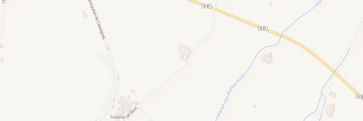 Plan du 188 Rte La Traverse de Bouc à Potelières