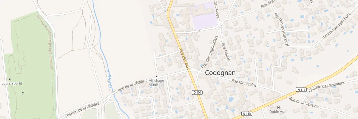 Plan du 136 Rue des Mas à Codognan