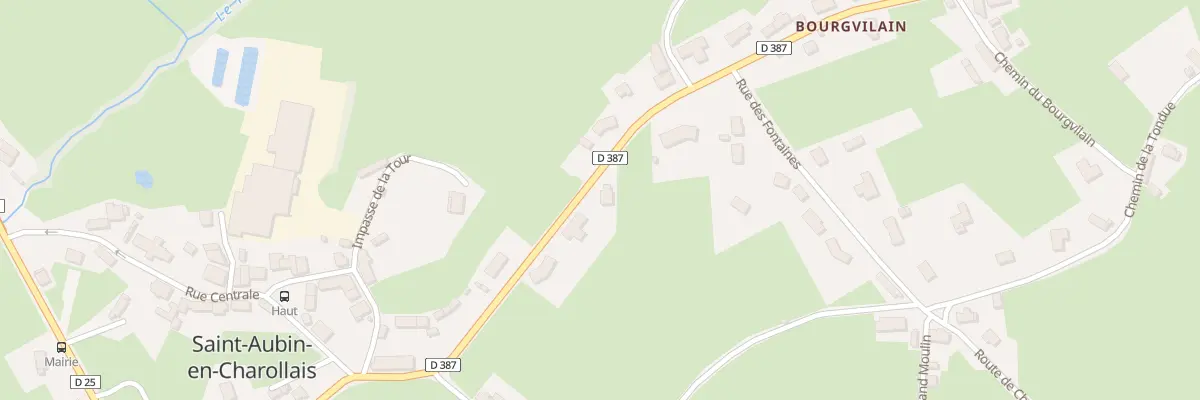 Plan du 5740 Les Fontaines à Saint-Aubin-en-Charollais