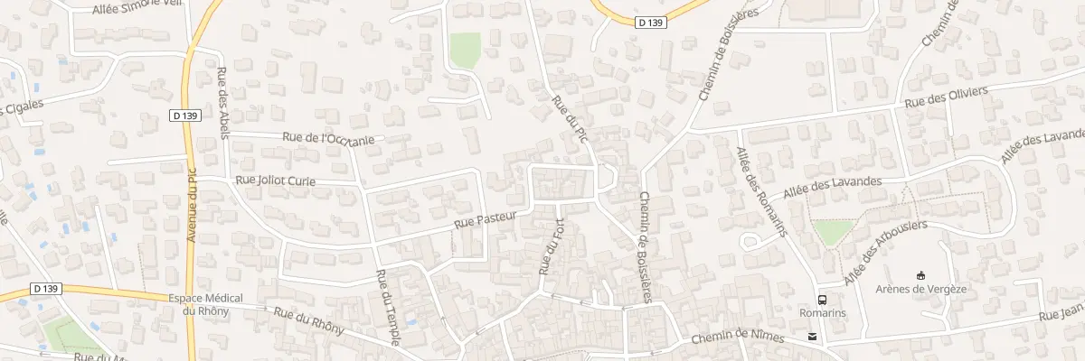 Plan du 8 Rue du Jeu de Ballon à Vergèze