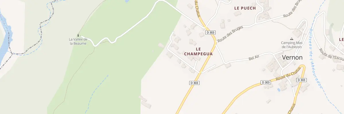 Plan du 5234 Champegua à Vernon