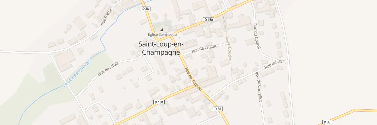 Plan du 3 Rte de Tagnon à Saint-Loup-en-Champagne