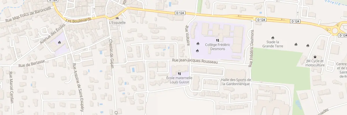 Plan du 1 Rue Gaspard Monge à Saint-Geniès-de-Malgoirès