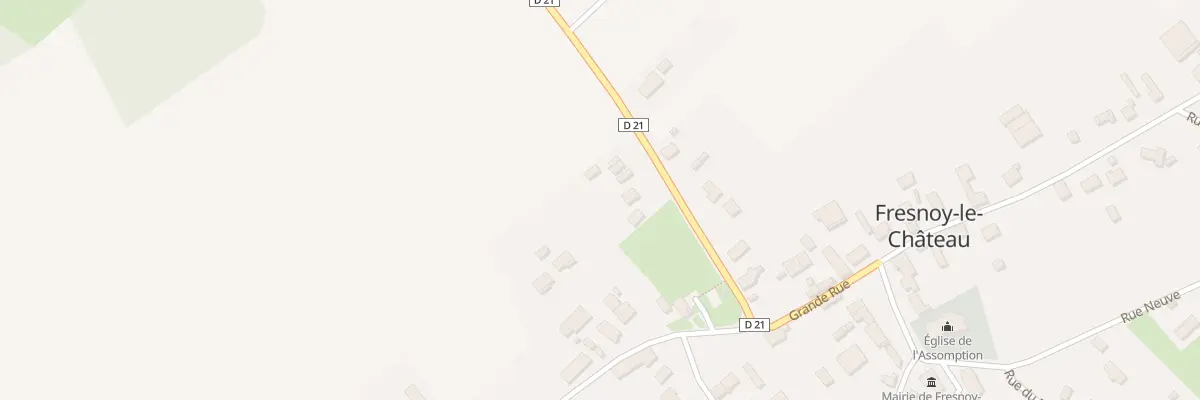 Plan du 5005F Rue des Godins à Fresnoy-le-Château