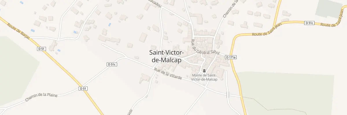 Plan du 11 Rue de la Coste à Saint-Victor-de-Malcap