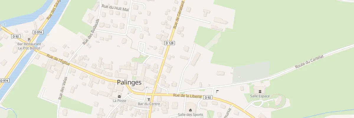 Plan du 4 Rue de Génelard à Palinges