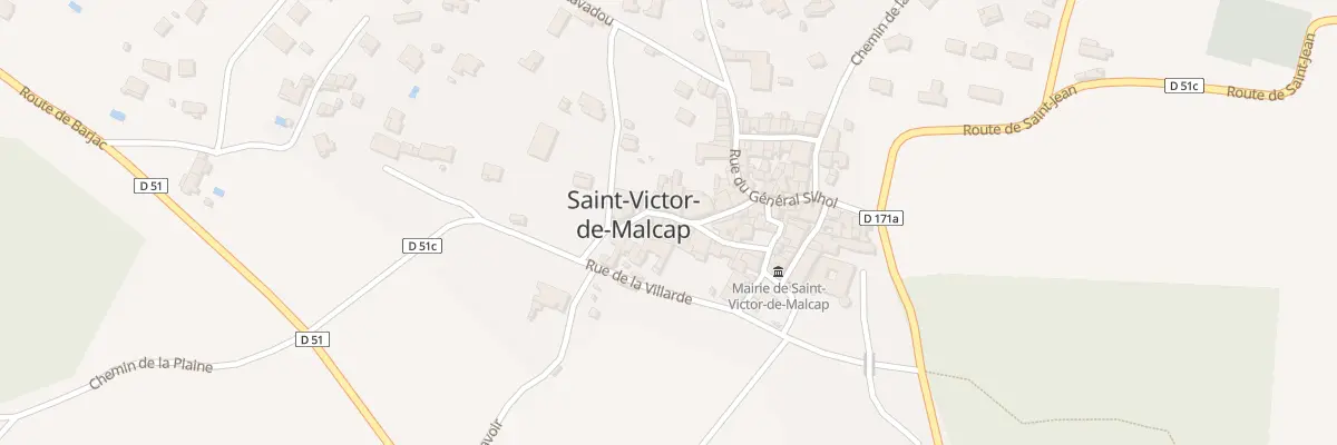 Plan du 9 Rue de la Coste à Saint-Victor-de-Malcap