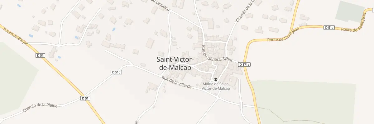 Plan du 8 Rue de la Coste à Saint-Victor-de-Malcap