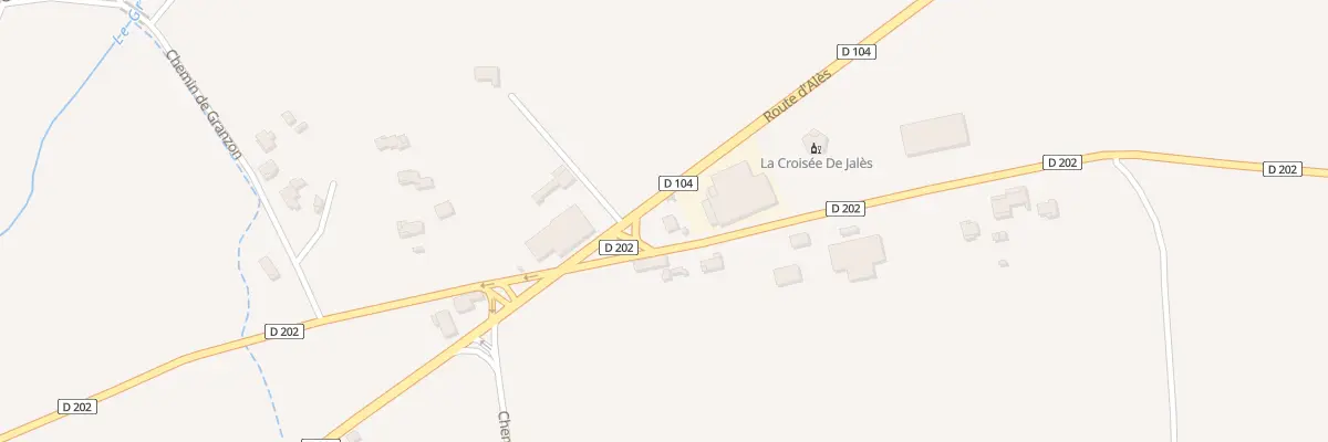 Plan du 1409 Rte de la Croisée de Jalès à Berrias-et-Casteljau