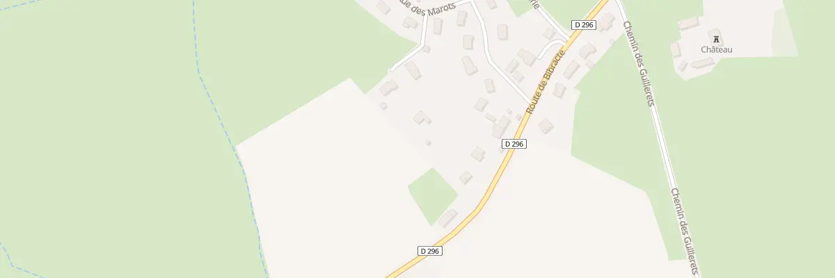 Plan du 28 Rte de Bibracte à Monthelon