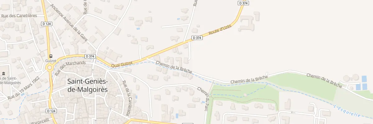 Plan du 5388 Che de la Brèche à Saint-Geniès-de-Malgoirès