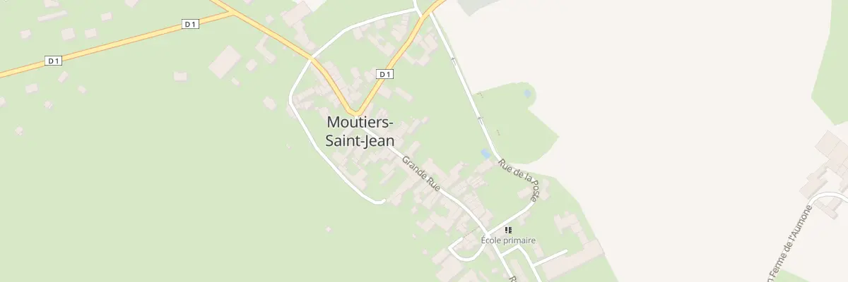 Plan du 7 Grande Rue à Moutiers-Saint-Jean
