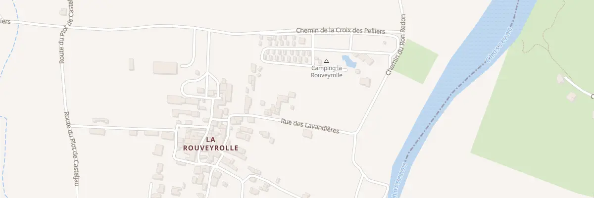 Plan du 5050 La Rouveyrolle à Berrias-et-Casteljau