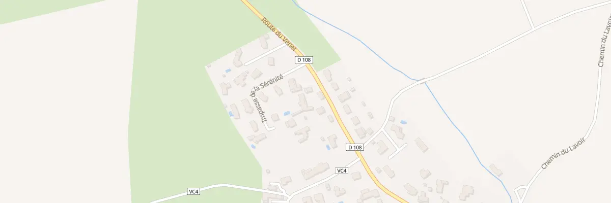 Plan du 415 Rte du Venet à Unias