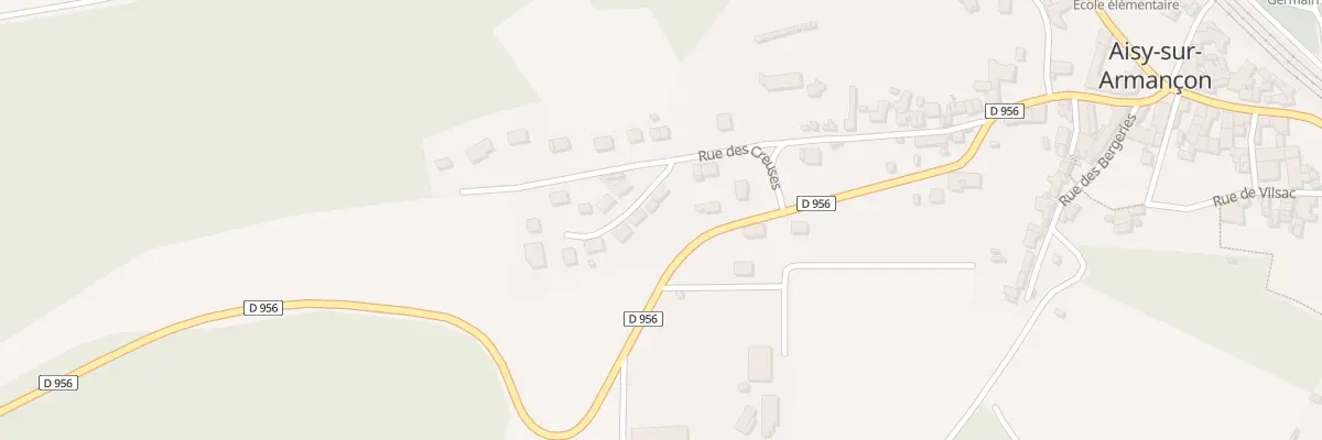 Plan du 11 Rue du Lotissement des Creuses à Aisy-sur-Armançon