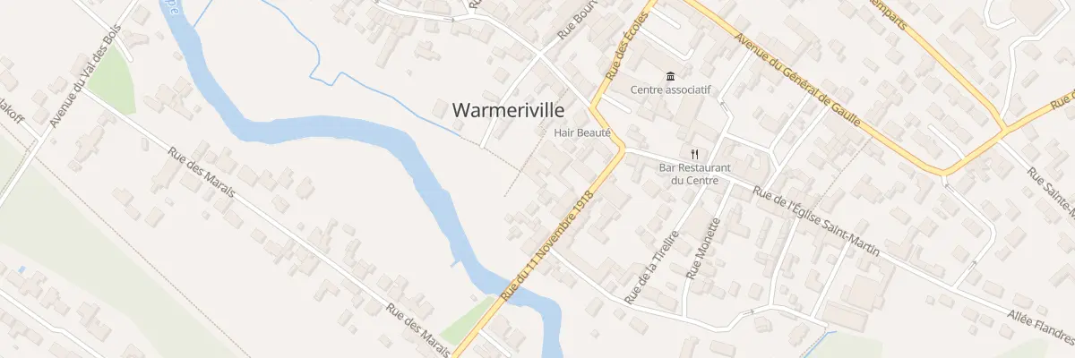 Plan du 6 Rue du 11 Novembre 1918 à Warmeriville