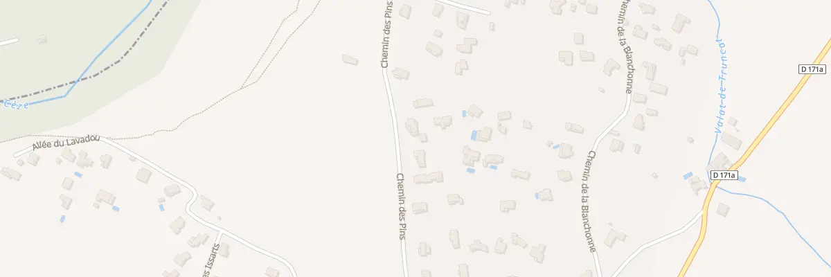 Plan du 324 Che des Pins à Saint-Victor-de-Malcap