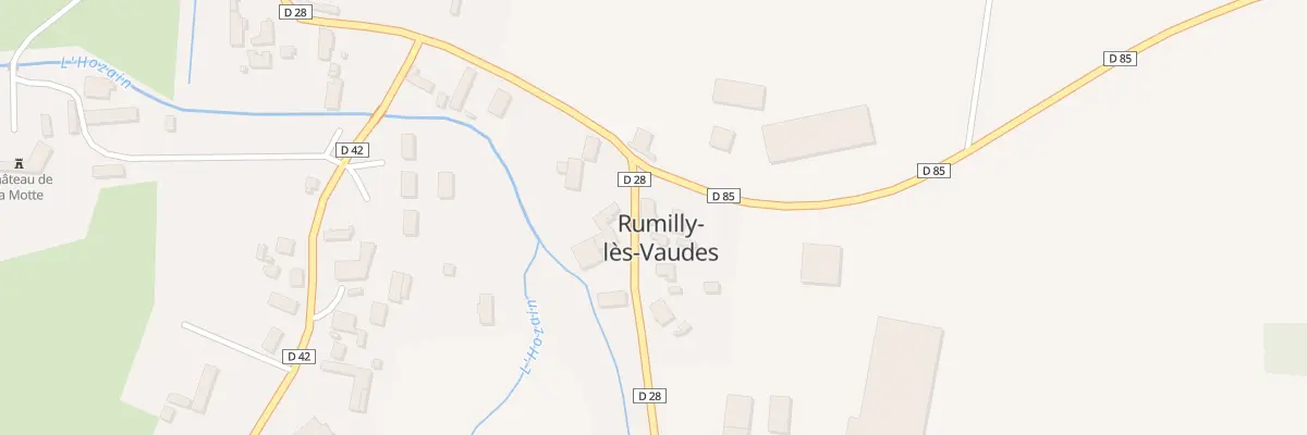 Plan du 7 Rte de Lantages à Rumilly-lès-Vaudes