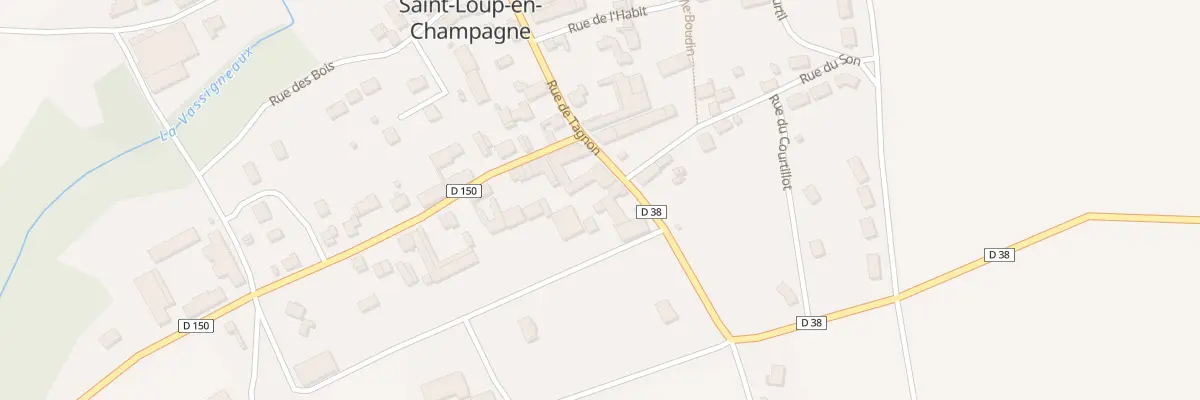 Plan du 6 Rte de Tagnon à Saint-Loup-en-Champagne