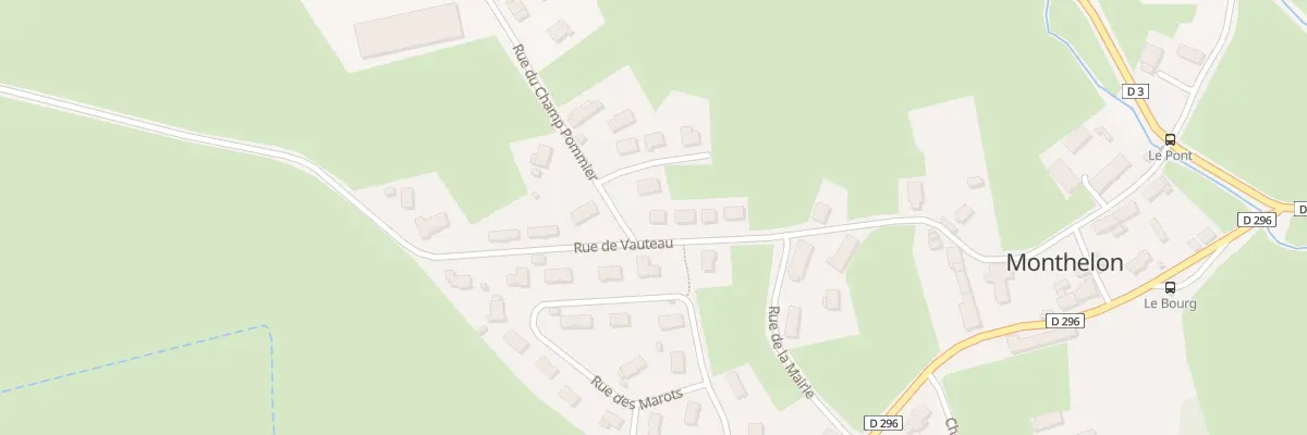 Plan du 10 Rue de Vauteau à Monthelon