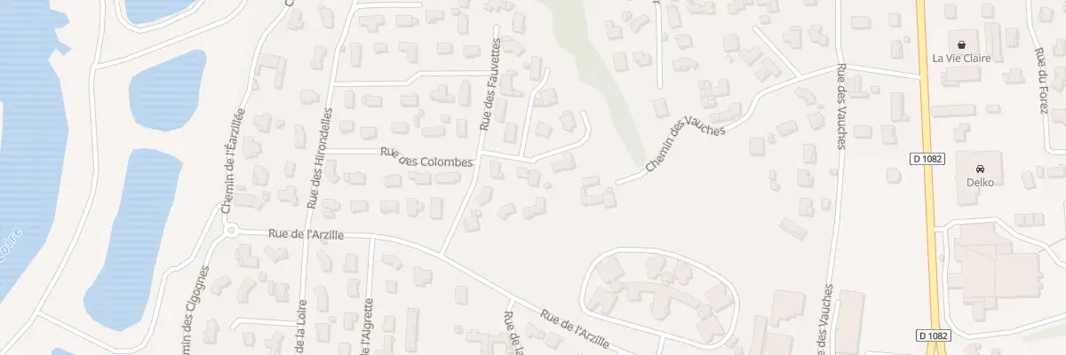 Plan du 6 Rue de la Mouette Rieuse à Feurs