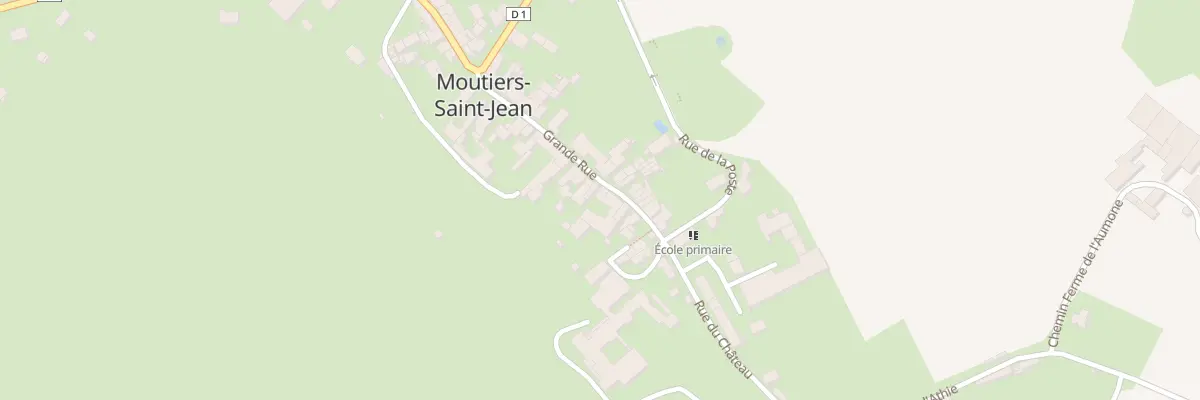 Plan du 16 Grande Rue à Moutiers-Saint-Jean