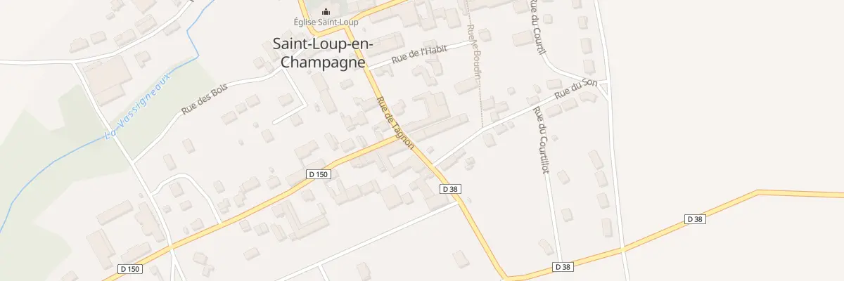 Plan du 7 Rte de Tagnon à Saint-Loup-en-Champagne
