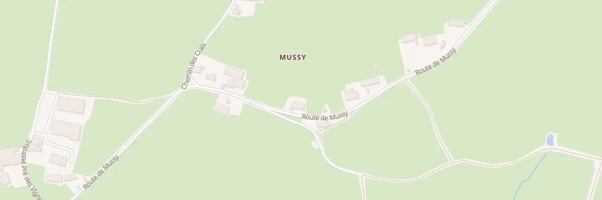 Plan du 5160 Mussy à Vauban