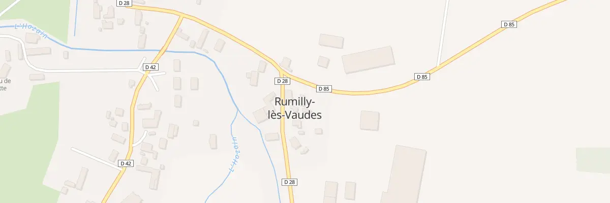 Plan du 9 Rte de Lantages à Rumilly-lès-Vaudes