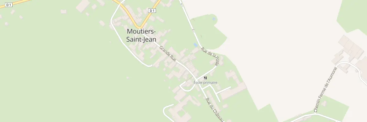 Plan du 13 Grande Rue à Moutiers-Saint-Jean