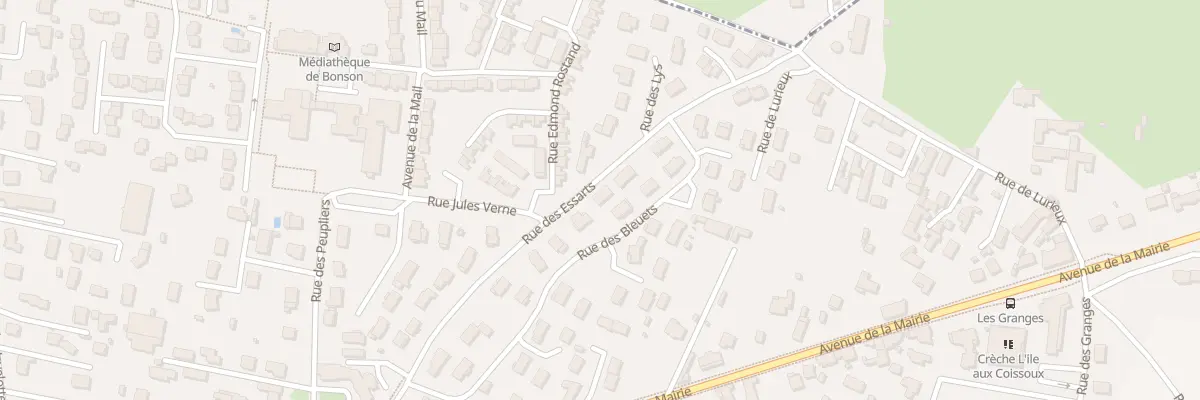 Plan du 6 Rue des Essarts à Bonson