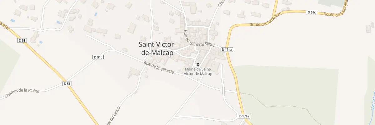Plan du 1 Rue de la Traverse à Saint-Victor-de-Malcap