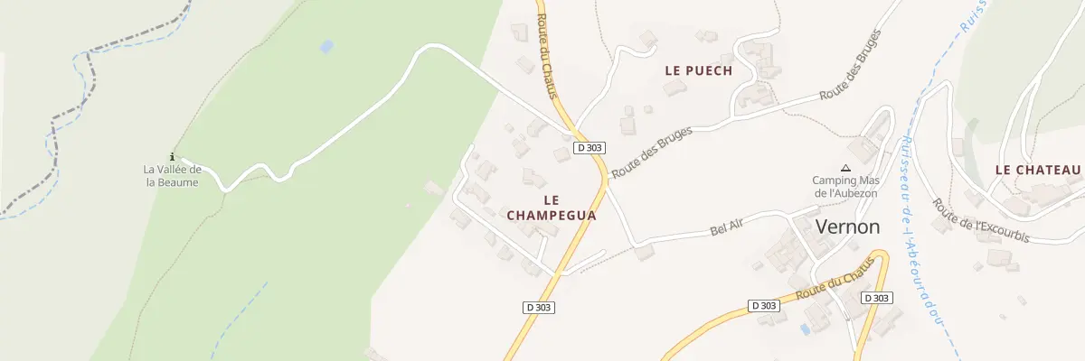 Plan du 5239 Champegua à Vernon