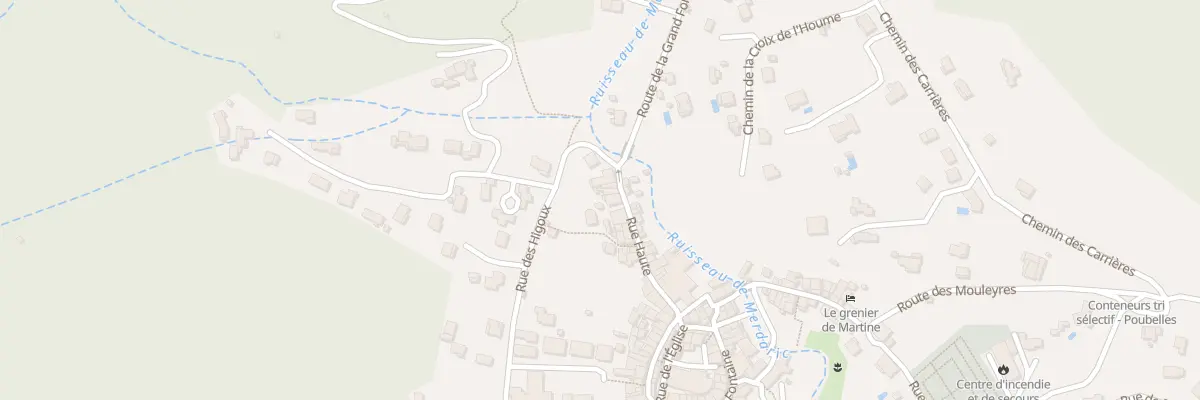 Plan du 19 Rue Haute à Thueyts