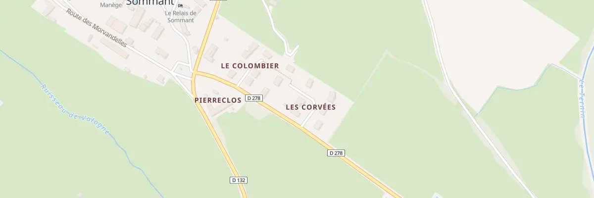 Plan du 7 Lot les Corvees à Sommant