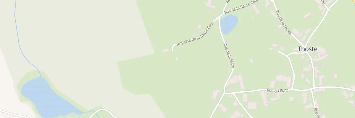 Plan du 1 Imp de la Basse Cour à Thoste